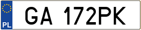 Truck License Plate